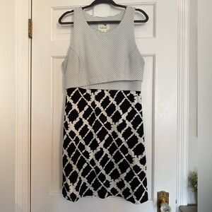 Gorgeous pattern racerback dress with pockets